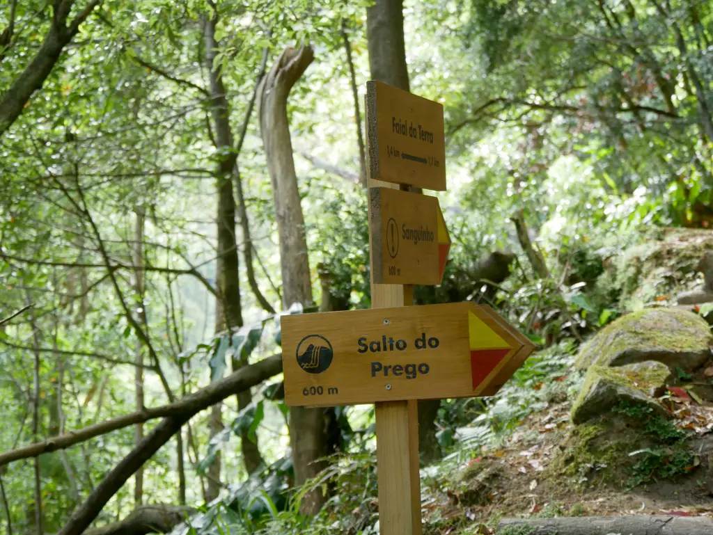São Miguel wandern Wegbeschilderung