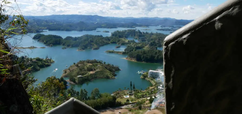 Aufstieg zum El Peñol in Guatapé