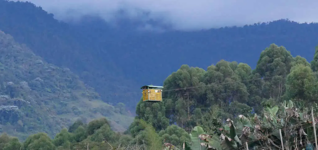 Gondel Jardín Teleférico la Garrucha