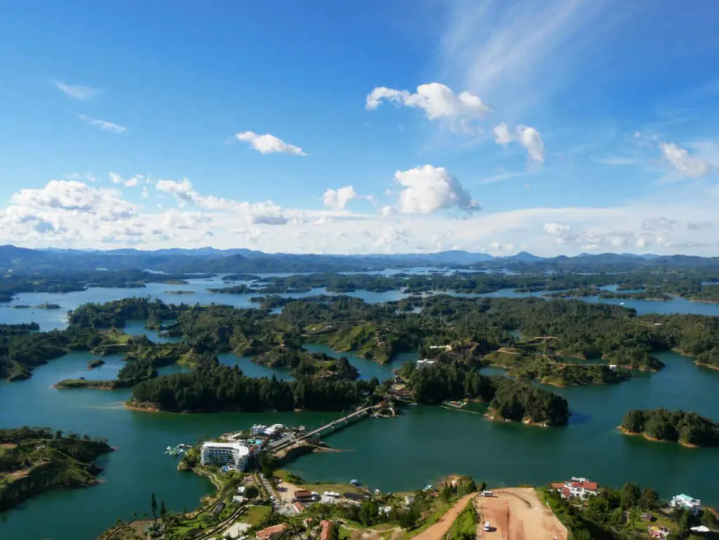 Guatapé Aussicht vom El Peñol