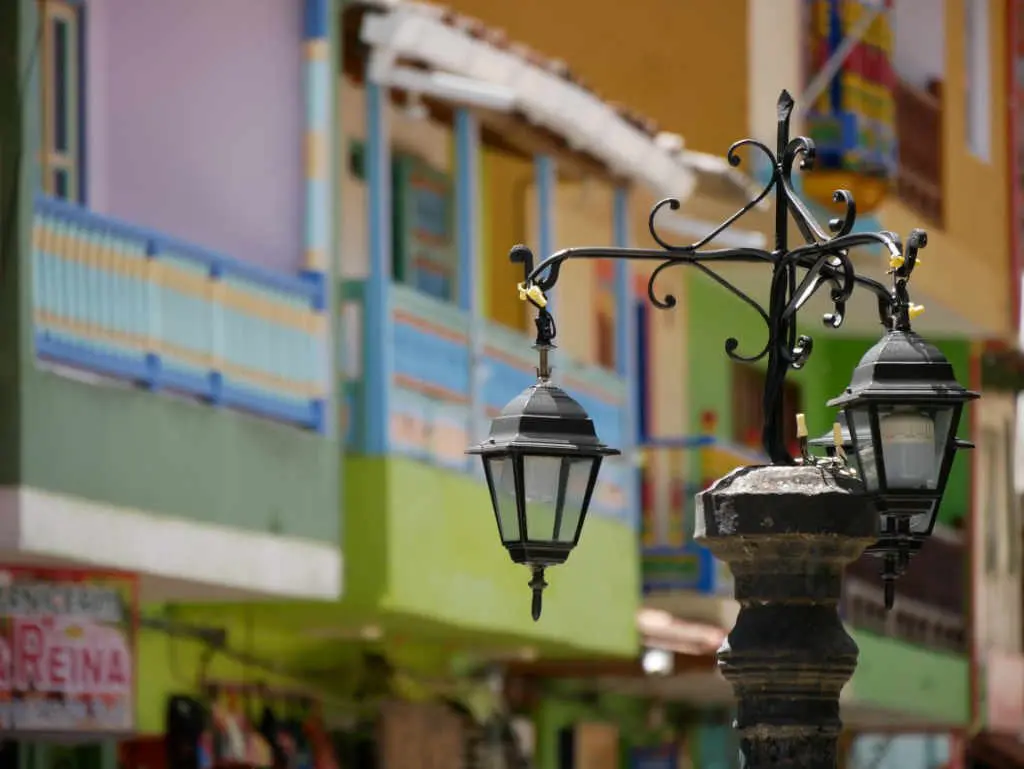 Straßenlaterne Guatapé