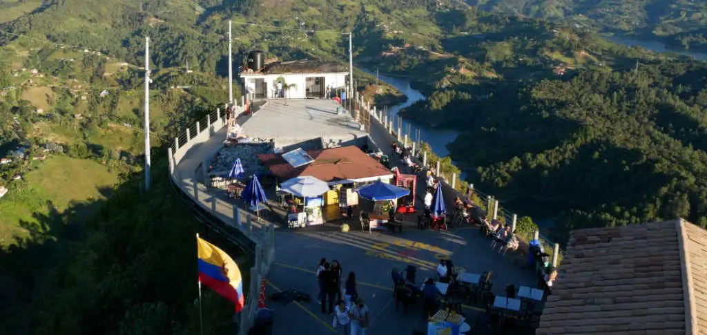 Plattform El Peñol Guatapé Kolumbien