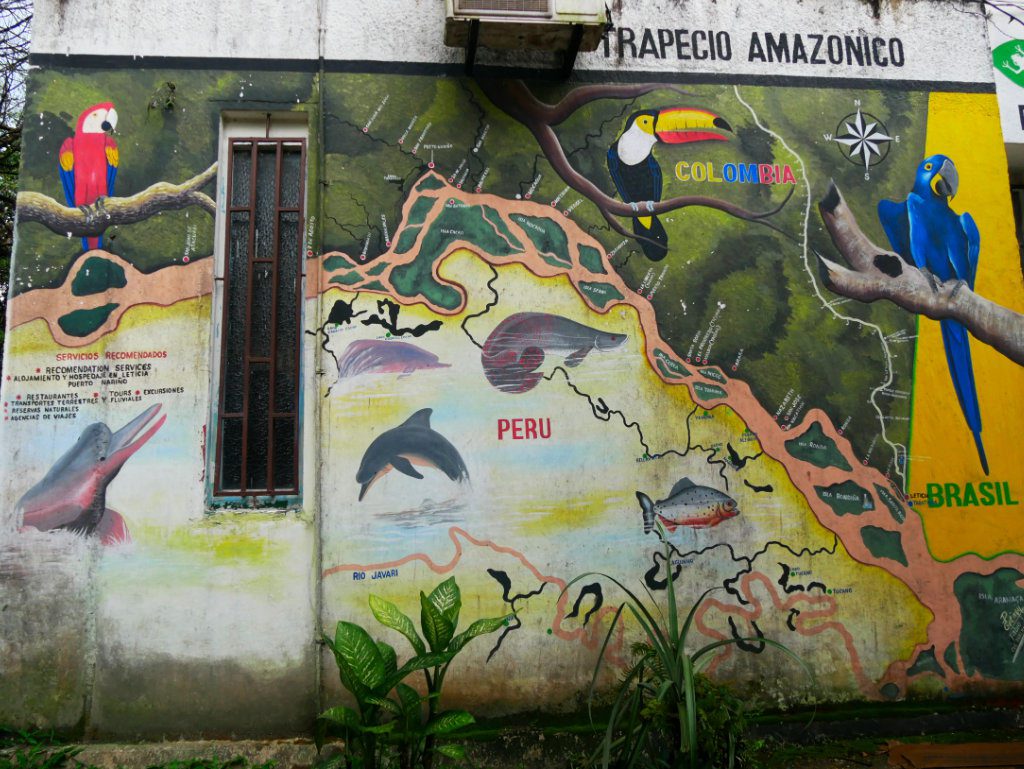 Wandmalerei Leticia Kolumbien