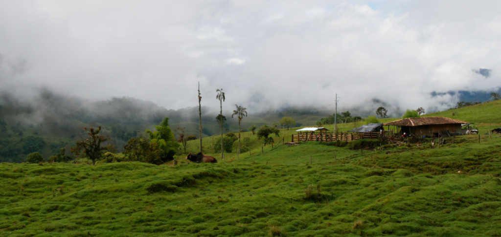 Landschaft Jardín Kolumbien