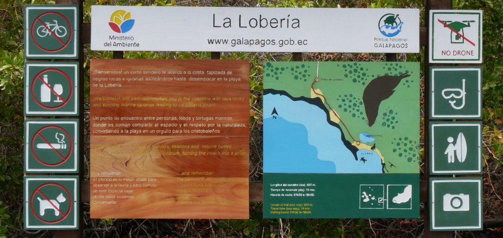 Karte La Lobería