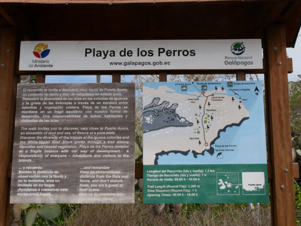 Karte Playa de los Perros